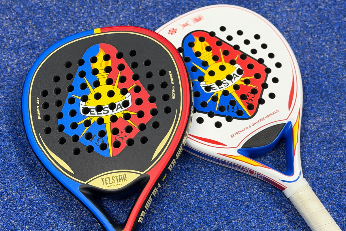 Custom Padelrackets voor voetbalclubs, gemaakt voor Telstar 2024 en 2026