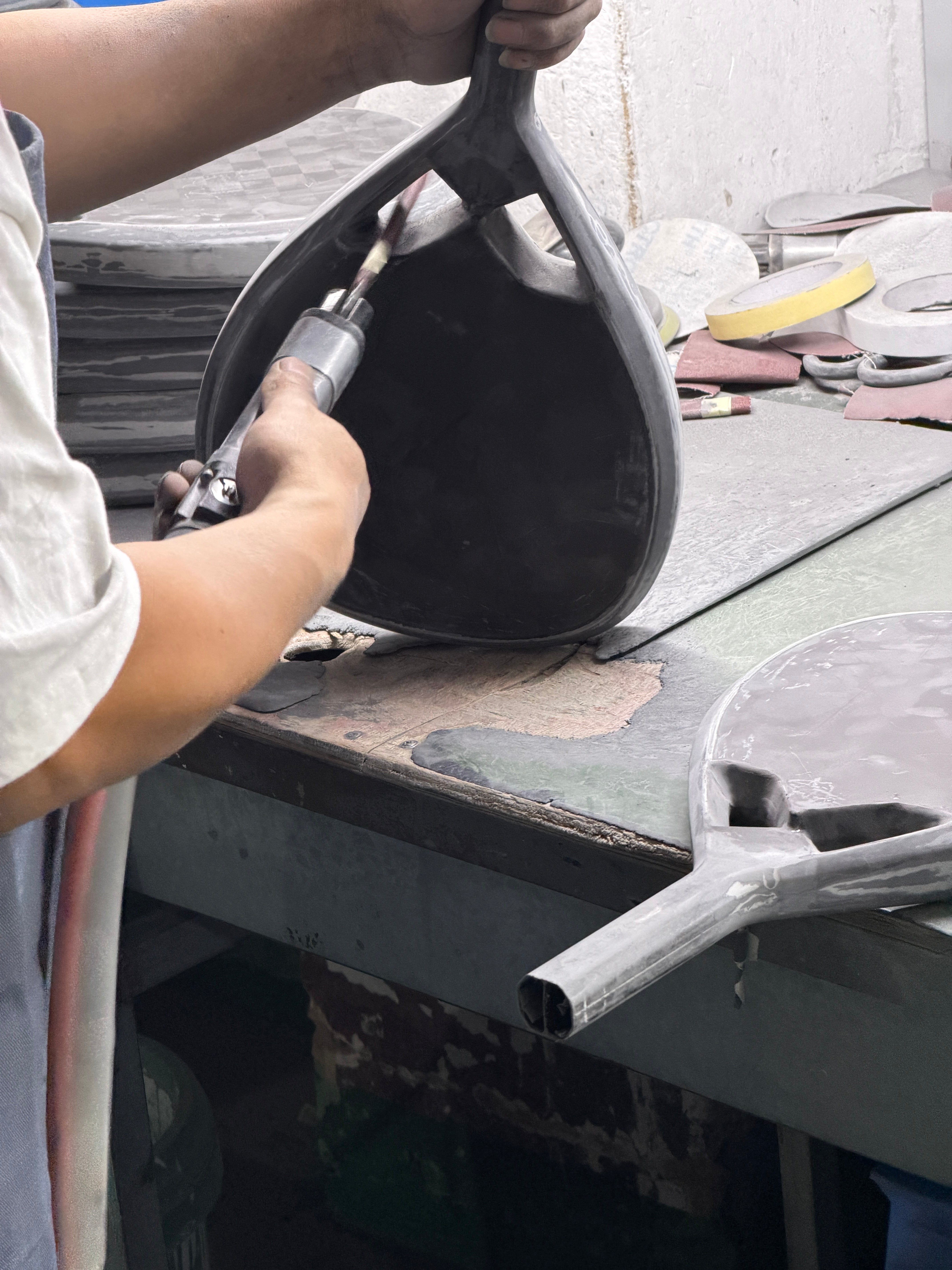 Custom padel rackets making of