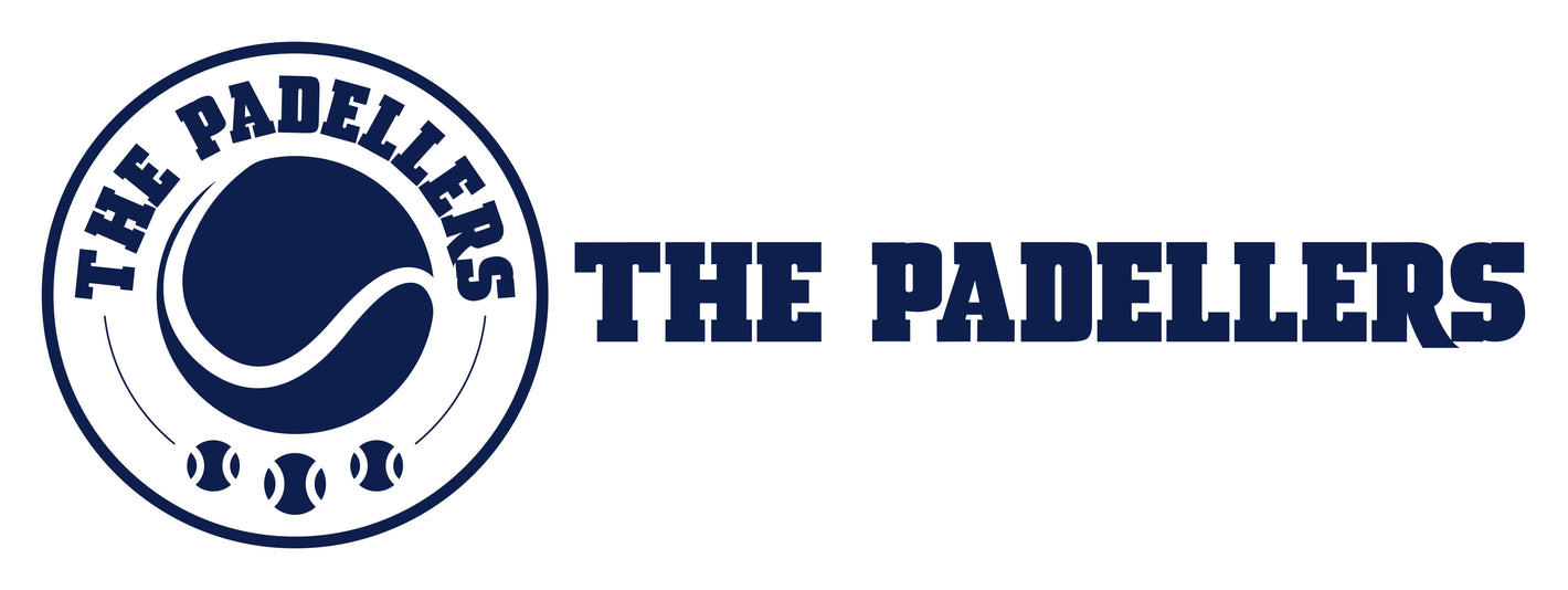 Custom Padelrackets The Padellers met logo door Padellabel